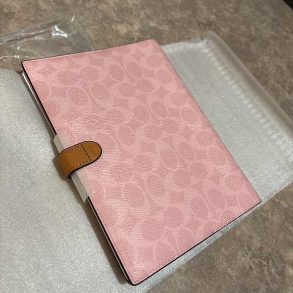 Powder Pink Coach Notebook - Picture 2 of 4